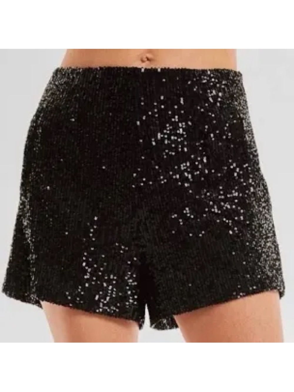 NWT Noli Sequin Shorts - Black, size 2